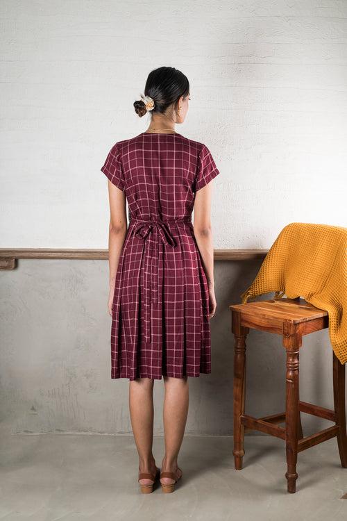 KAHLO CHECKERED DRESS