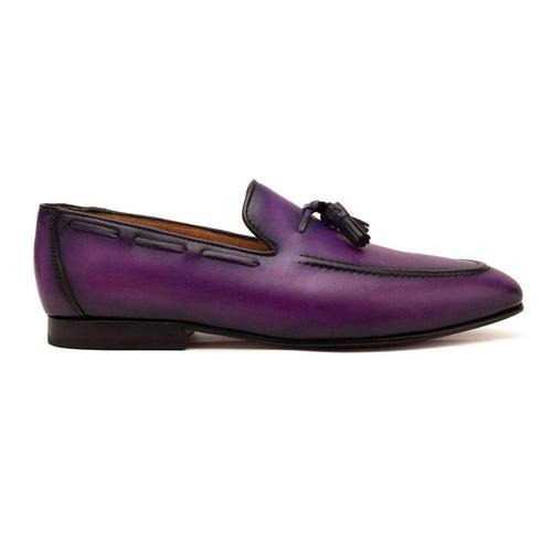 Purple Washed Patina Tassel Loafer