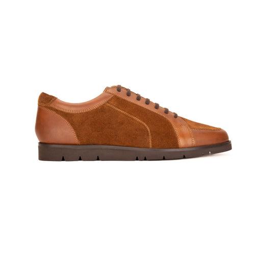 Suede & Smooth Leather Combo Sneaker