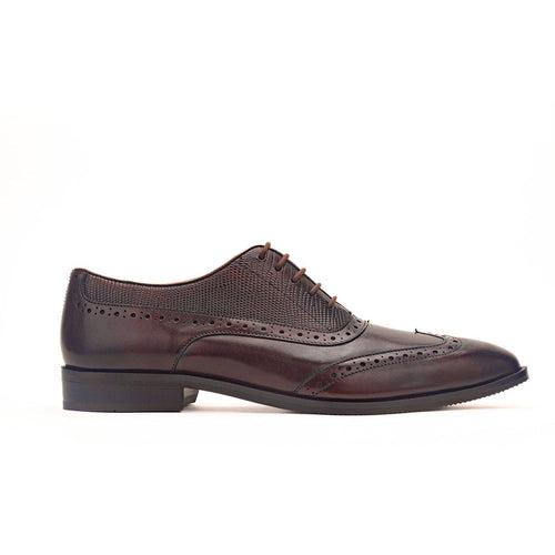 Wingcap Brogue Oxford With Lizard Embossed Quarter