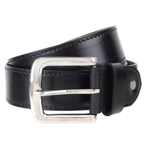 Combo- Black Leather Shoe + Belt