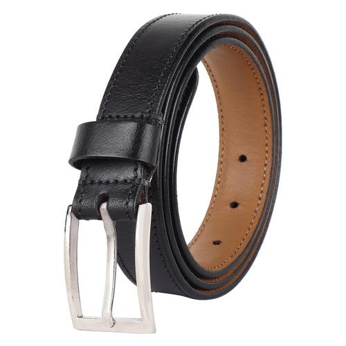 Combo- Black Shoe + Slim Buckle Belt