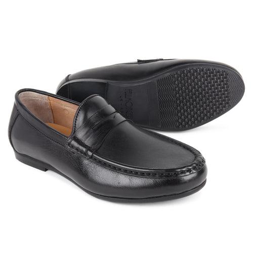 Combo- Black Shoe + Slim Buckle Belt