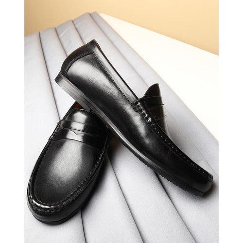 Combo- Black Shoe + Slim Buckle Belt