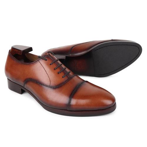 Combo-Tan Patina Leather Shoe + Belt