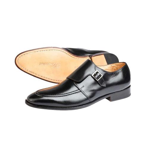 Black Side CLose Single Monkstrap