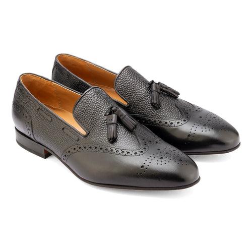 Black Tassel Loafers