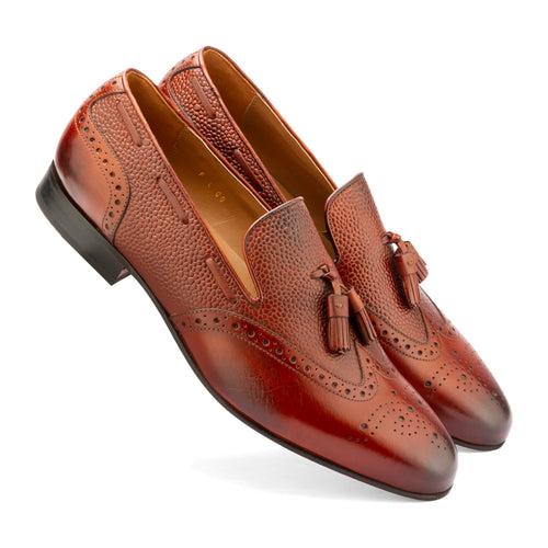 Brown Tassel Loafers