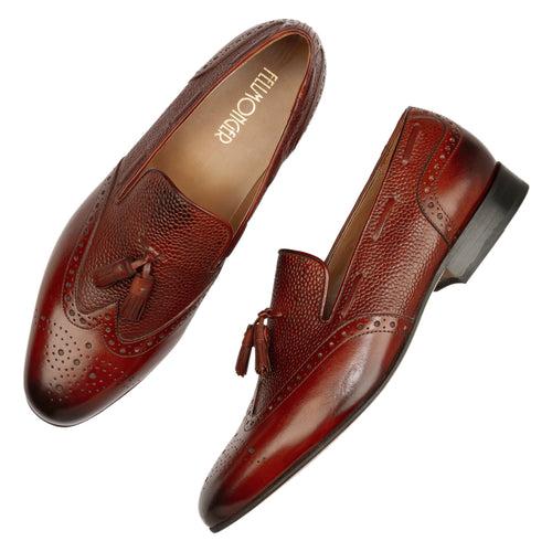 Brown Tassel Loafers