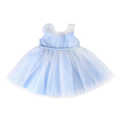 Blue Blossom Girls Party Dress