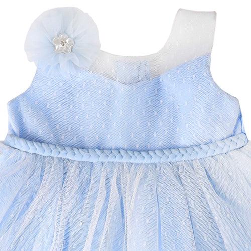 Blue Blossom Girls Party Dress