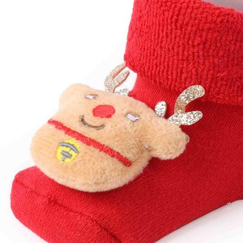 Festive Reindeer Christmas socks - Pack of 2