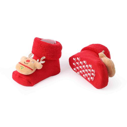 Festive Reindeer Christmas socks - Pack of 2