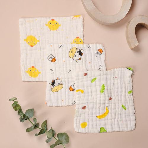 Moo Moo Wash cloth (Pack of 3)