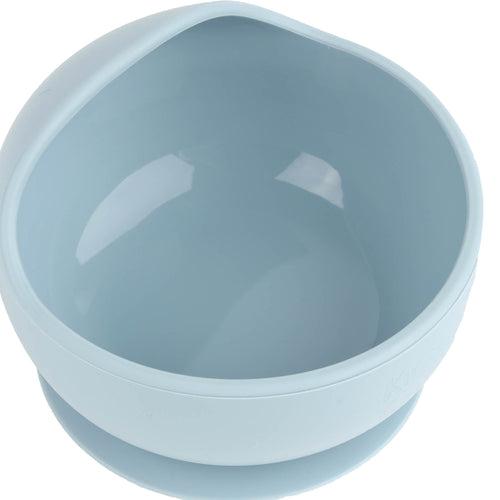 Silicone Bowl & Spoon Set - Sky Blue