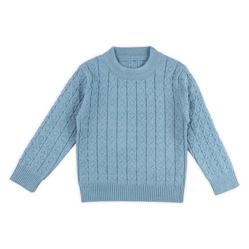 Blue Knitted Sweater