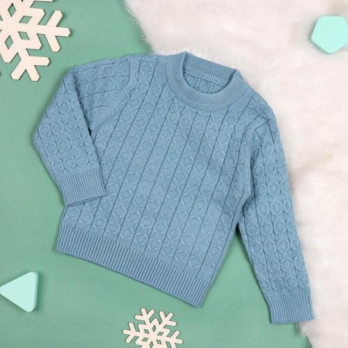 Blue Knitted Sweater