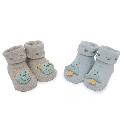 Teddy & Tree 3D Socks - 2 pack