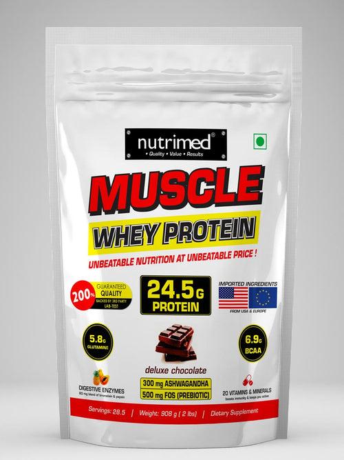 Muscle Whey Protein = 2 lbs