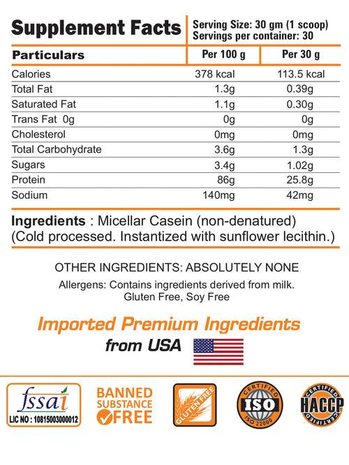 100% Micellar Casein