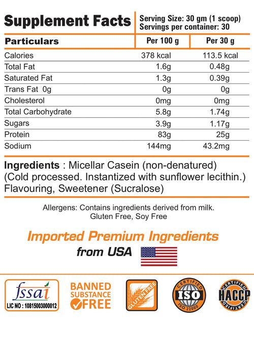 100% Micellar Casein