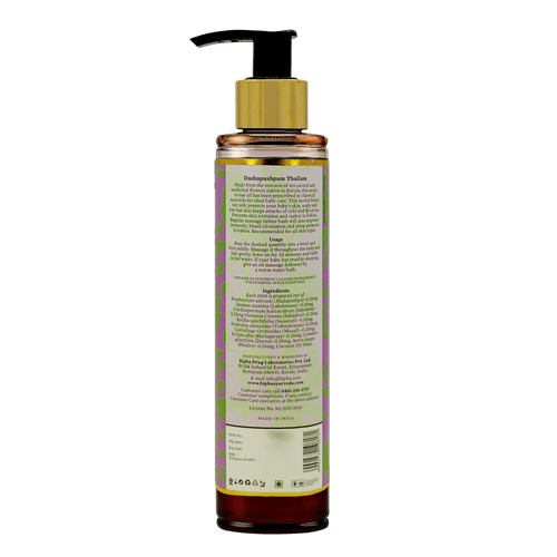 Dashapushpam Thailam - Heritage Ayurveda Flower Oil for Babies 175 ml