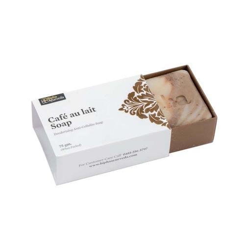 Cafe Au-lait Soap 75 gm - Deodorising Anti-Cellulite Soap