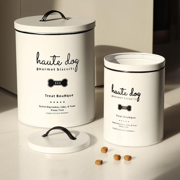 Food & Treat Containers - Haute Dog (Set of two)