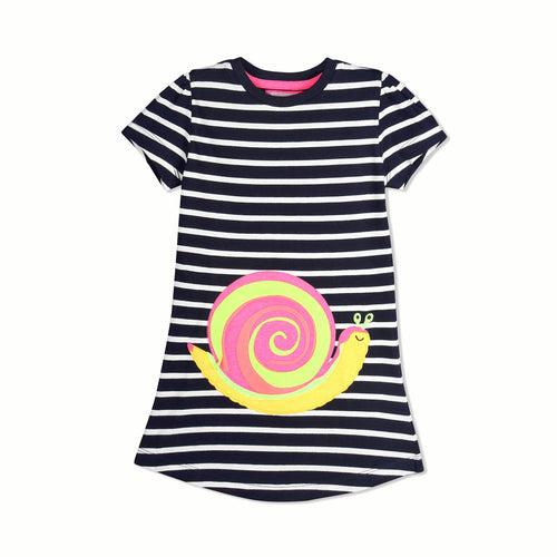 Snail Applique Dress