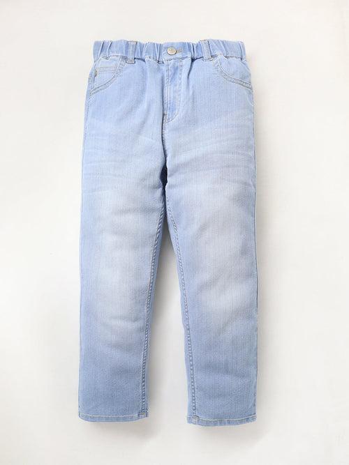 Kids Light Blue Denim Jeans for Effortless Style