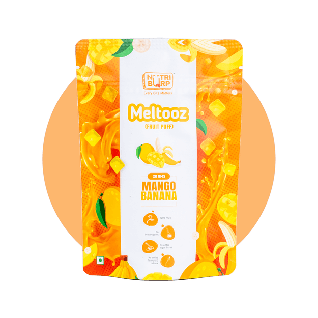 NutriBurp - Mango Banana Fruit Puff.