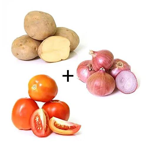 Potato+Tomato+Onion - 100 % Natural & Farm Fresh