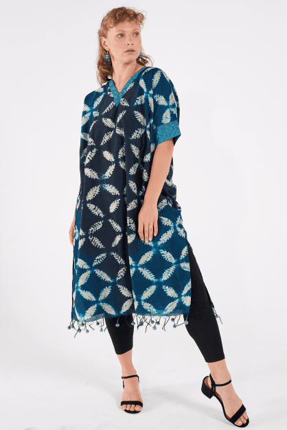 Blue Solitaire Kaftan