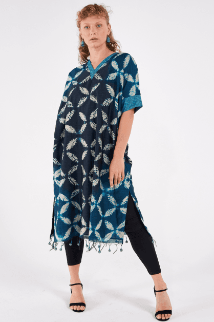 Blue Solitaire Kaftan