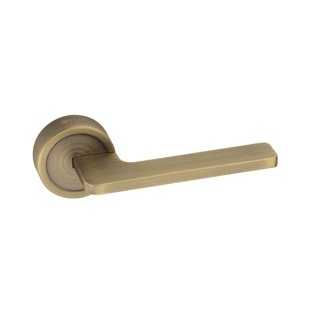 IPSA Dot Lord Series On Rose Door Handle without Lockbody & Cylinder Only Pair Finish: MAB