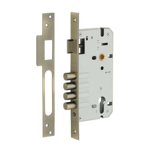 IPSA ML 25 4 Bolt Heavy Duty Mortise Lock Backset: 85mm x 60mm Finish ATQ