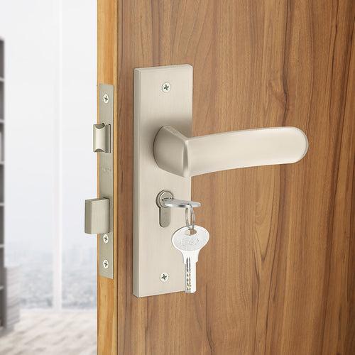 IPSA Tomato Moderna Handle Series on 8" Plate CYS Lockset with 60mm Both Side Key - Matte Antique Finish MSS