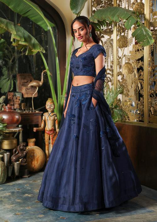 Neelam Blue Lehengas Set