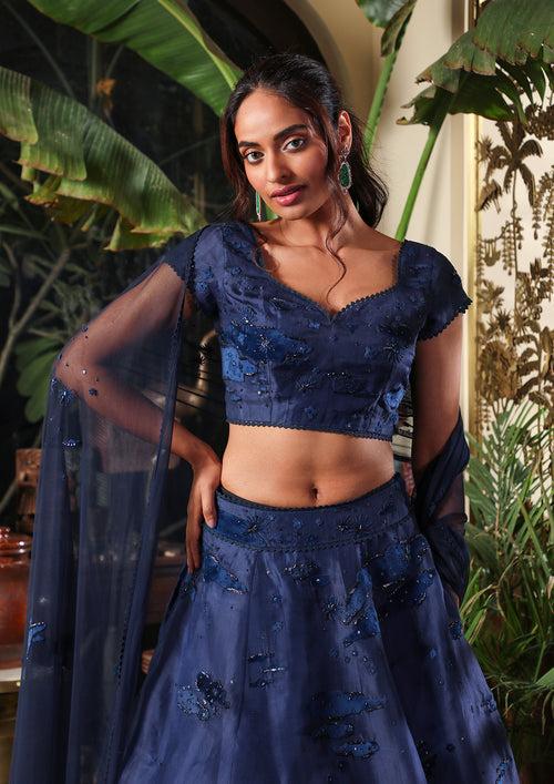 Neelam Blue Lehengas Set