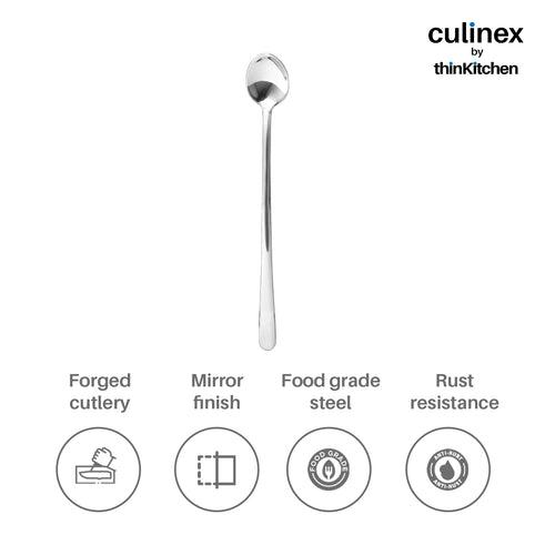 Culinex By Thinkitchen Dora Ice Tea Spoon Mirror Finish Set Of 2