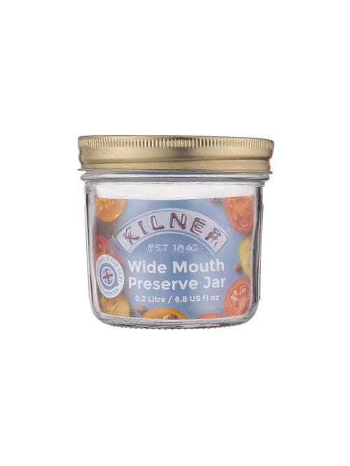 Kilner Wide Mouth Preserve Jar 0.2 Litre