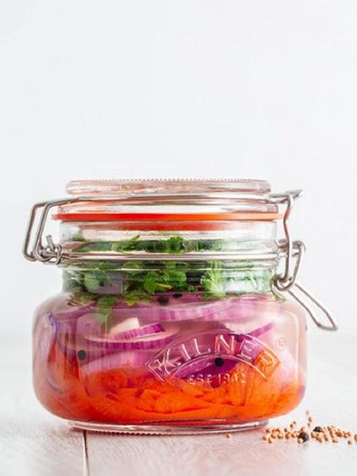 Kilner Clip Top Square Jar 0.25L