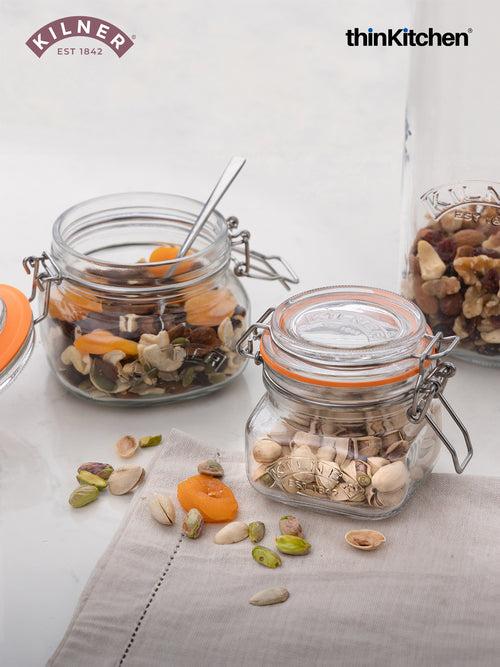 Kilner Clip Top Square Jar 0.25L