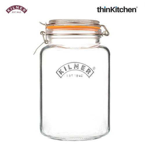 Kilner Clip Top Square Jar 3 Litre