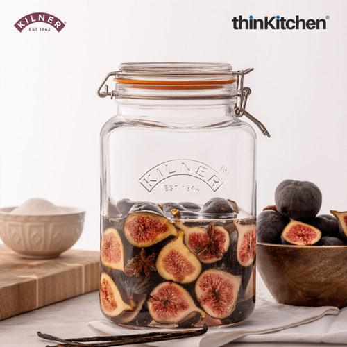 Kilner Clip Top Square Jar 3 Litre