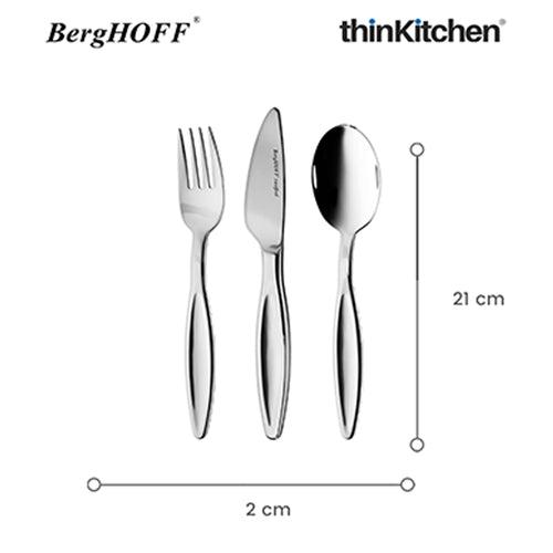 Berghoff Essentials Folio Kids Flatware Set Of 3