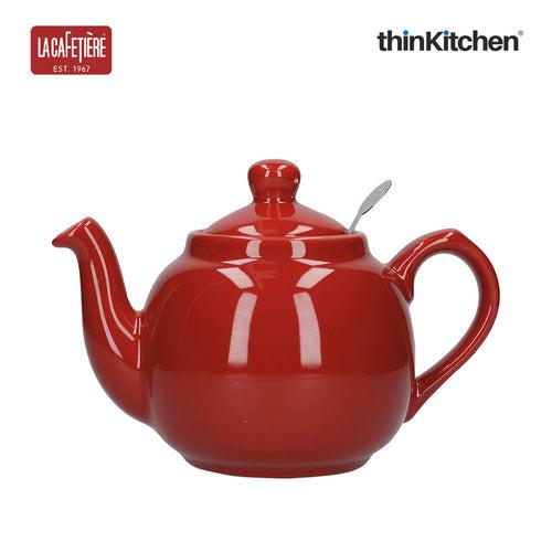 La Cafetiere Farmhouse Teapot 2 Cup Red