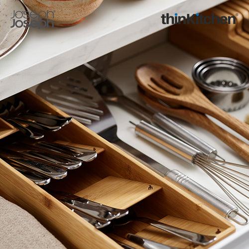 Joseph Joseph Drawerstore Bamboo Compact Cutlery Organiser