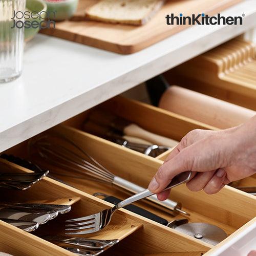 Joseph Joseph Drawerstore Bamboo Cutlery Utensil Gadget Organiser