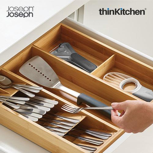 Joseph Joseph Drawerstore Bamboo Cutlery Utensil Gadget Organiser